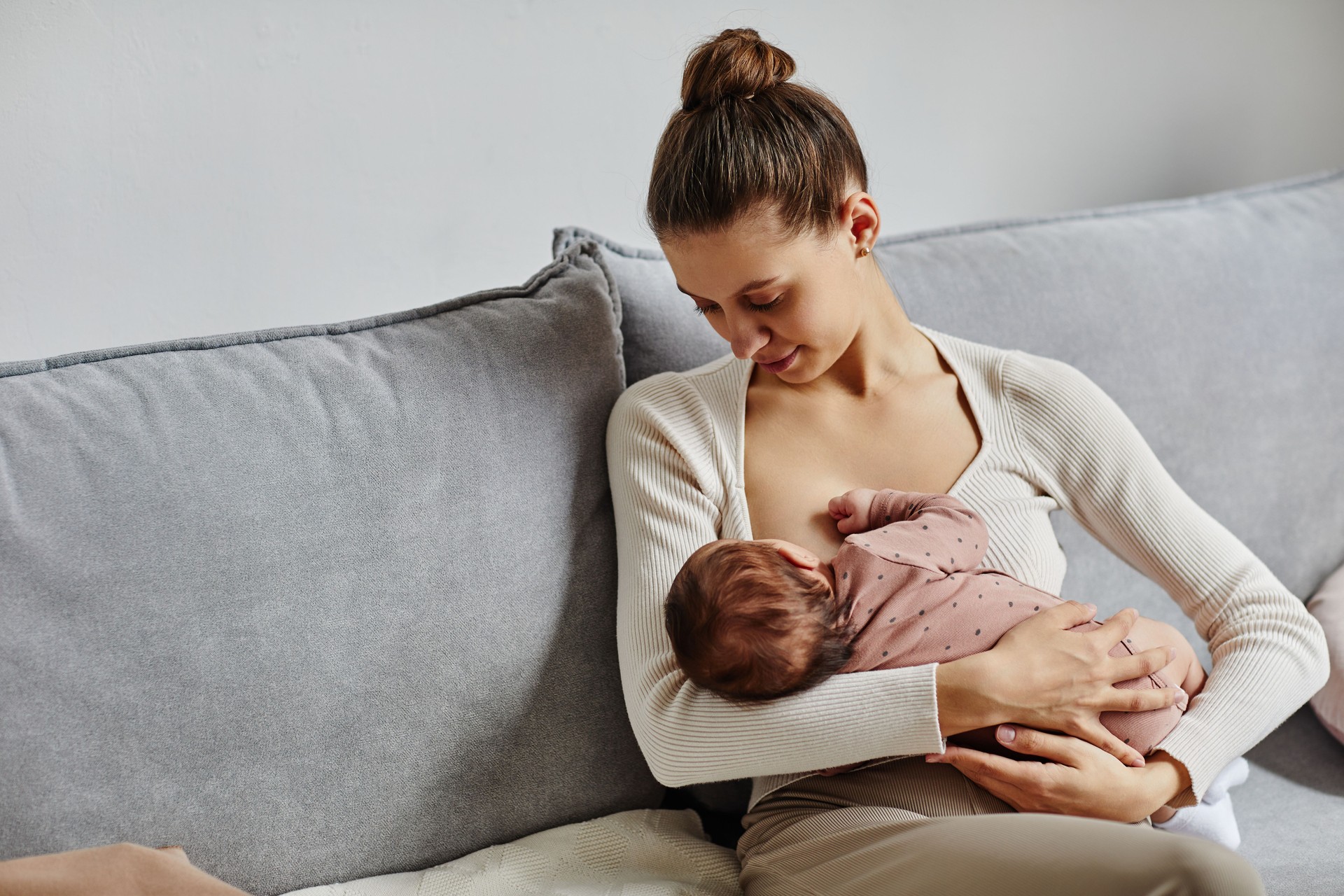 Young Mother Breastfeeding